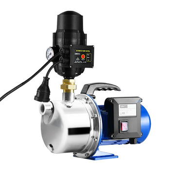 Giantz Garden Water Pump Jet High Pressure Stage Controller Garden Irrigation - 0
