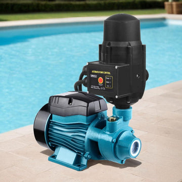 Auto Peripheral Water Pump Electric Clean Garden Farm Rain Tank Irrigation QB60