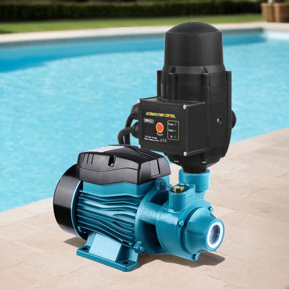 Auto Peripheral Water Pump Electric Clean Garden Farm Rain Tank Irrigation QB60