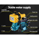 Auto Peripheral Water Pump Clean Electric Garden Farm Rain Tank Irrigation QB60 Yellow-3