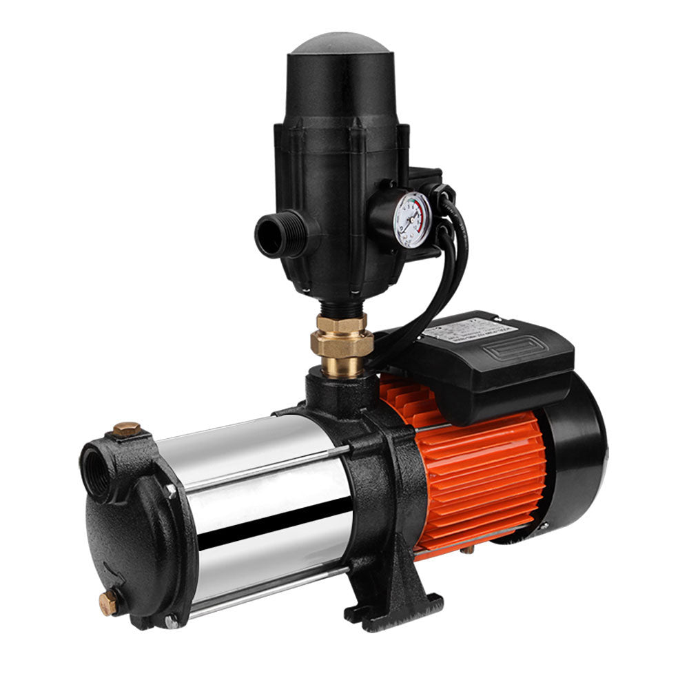 Giantz Garden Water Pump High Pressure 1800W 5-Stage Tank Irrigation Black