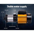 Giantz Garden Water Pump High Pressure 2500W Max 6-Stage Tank Irrigation Transfer Booster Pump Black-3