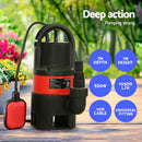Giantz Garden Submersible Pump 550W Dirty Water Bore Tank Well Steel Sewerage-5