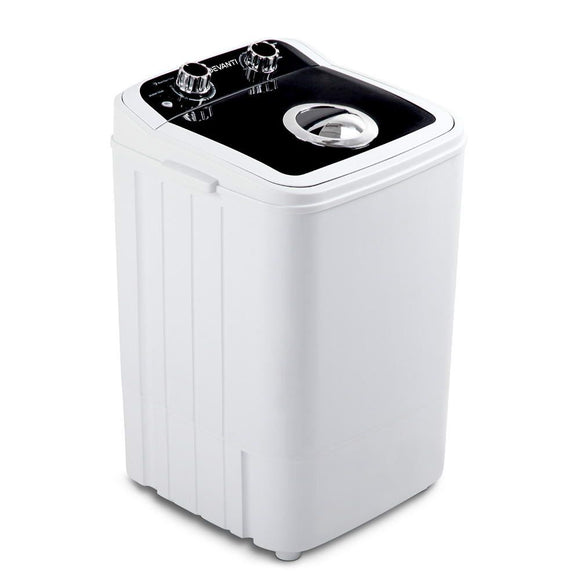 Devanti Portable Washing Machine 4.6kg Washer 2kg Spin Dryer Lightweight