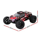 Keezi Kids Remote Control Car Off-Road Truck with Lights Electric Vehicle Toys-2