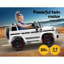 Kids Electric Ride On Car Mercedes-Benz Licensed AMG G63 Toy Cars Remote White-4