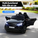 Rigo Ride On Car Kids Electric Ride On Cars Land Rover Licensed 12V Black-4