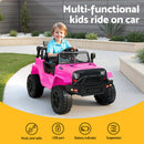Rigo Kids Electric Ride On Car Jeep Toy Cars Remote 12V Pink-4