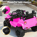 Rigo Kids Electric Ride On Car Jeep Toy Cars Remote 12V Pink-5