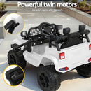 Rigo Ride On Car Kids Electric Ride On Cars Kids Jeep 12V White-5