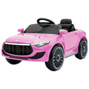 Rigo Kids Electric Ride On Car Toys Cars Headlight Music Remote Control 12V Pink-10