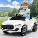 Rigo Kids Electric Ride On Car Cars Music Headlight Remote Control 12V White-8