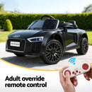 Kids Ride On Car Audi R8 Licensed Sports Electric Toy Cars Black-7