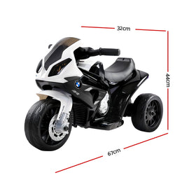 Kids Ride On Car Electric Ride On Cars Motorcycle Motorbike BMW Licensed S1000RR Black - 0