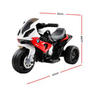 Kids Electric Ride On Car Police Motorcycle Motorbike BMW Licensed S1000RR Red-2
