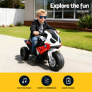 Kids Electric Ride On Car Police Motorcycle Motorbike BMW Licensed S1000RR Red-4