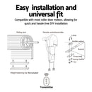 UL-tech Garage Roller Door Opener 800N Motor Auto Safety Reverse 220V-10