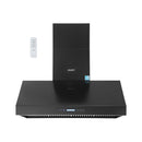 Devanti 1200mm Commercial BBQ Range Hood Dual Motor W/ Remote Control Black-2