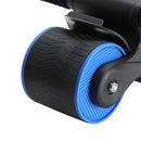Everfit Ab Roller Automatic Rebound Abdominal Wheel Home Gym Workout Blue-4