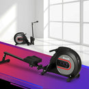 Everfit Rowing Machine Rower Elastic Rope Resistance Fitness Home Cardio Black-7