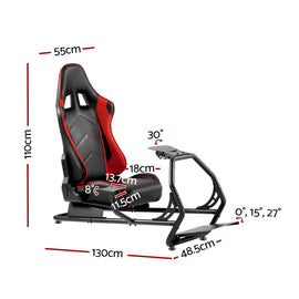 Artiss Racing Simulator Cockpit - 0