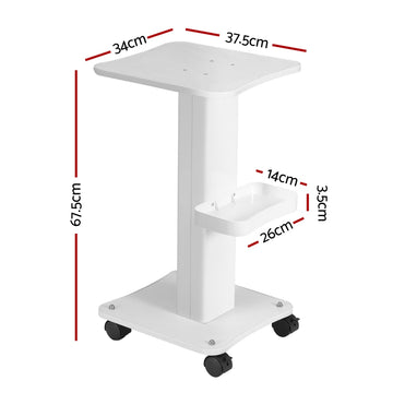 Embellir Salon Trolley Cart Spa Beauty Rolling Tray Hairdressing Storage Stand - 0