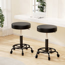 Artiss 2x Salon Stool Round Swivel Chair-7