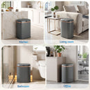 Devanti 38L Motion Sensor Bin Rubbish Automatic Grey-7
