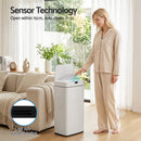 Devanti 45L Motion Sensor Bin Rubbish Automatic White-6
