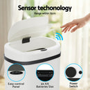 Devanti 50L Sensor Bin Motion Rubbish Automatic White-5