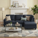 Artiss Modular Sofa Chaise Set 4-seater Dark Grey-1