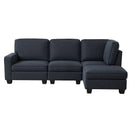 Artiss Modular Sofa Chaise Set 4-seater Dark Grey-6