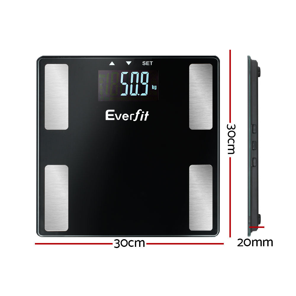 Electronic Digital Bathroom Scales Body Fat Scale Bluetooth Weight 180KG - 0