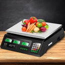 Emajin Scales Digital Kitchen 40KG Weighing Scales Platform Scales Black LCD-1