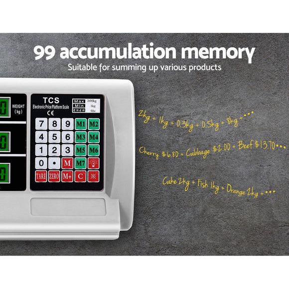 eMAJIN Platform Scales Digital 300KG Electronic Scale Counting LCD