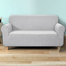 Artiss Sofa Cover Couch Covers 3 Seater High Stretch Grey-1
