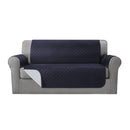 Artiss Sofa Cover Couch Covers 3 Seater Easy to Clean Dark Grey-1