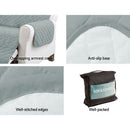 Artiss Sofa Cover Couch Covers 3 Seater Easy to Clean Grey-5