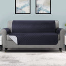 Artiss Sofa Cover Couch Covers 4 Seater Easy to Clean Dark Grey-7