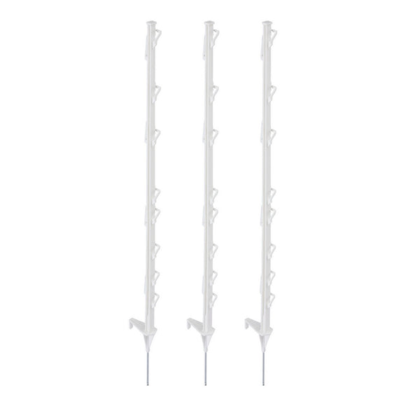 Giantz Electric Fence Posts 20pcs Electric Fence Poly White