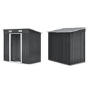 Giantz Garden Shed 1.94x1.21M w/Metal Base Sheds Outdoor Storage Tool Steel House Sliding Door-3