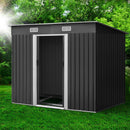 Giantz Garden Shed 2.38x1.31M w/Metal Base Sheds Outdoor Storage Tool Workshop Sliding Door-7