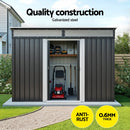 Giantz Garden Shed Outdoor Storage 2.60x1.95M Tool Sheds Workshop House Shelter-5