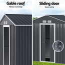 Giantz Garden Shed Outdoor Storage 2.15x1.3M Tool Workshop House Shelter Sliding Door-5
