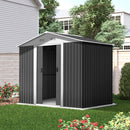 Giantz Garden Shed 2.58x2.07M Sheds Outdoor Storage Workshop Metal Shelter Sliding Door-8