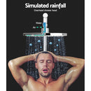 Cefito 9'' Rain Shower Head Set Handheld Round High Pressure Chrome-4