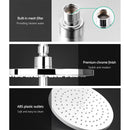 Cefito 9'' Rain Shower Head Set Handheld Round High Pressure Chrome-4