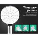 Cefito 9'' Rain Shower Head Set Handheld Round High Pressure Mixer Tap Chrome-4