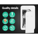 Cefito 9'' Rain Shower Head Set Handheld Round High Pressure Mixer Tap Chrome-5
