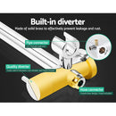 Cefito 9'' Rain Shower Head Set Handheld Round High Pressure Mixer Tap Chrome-6